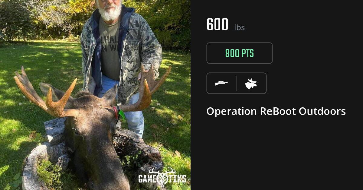 Moose harvest on Gametiks