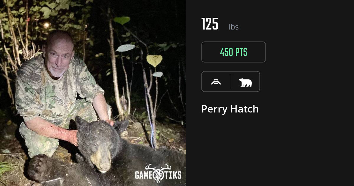 Bear harvest on Gametiks