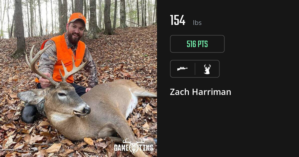 Deer harvest on Gametiks