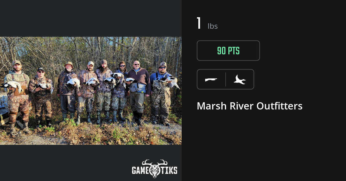 Waterfowl harvest on Gametiks