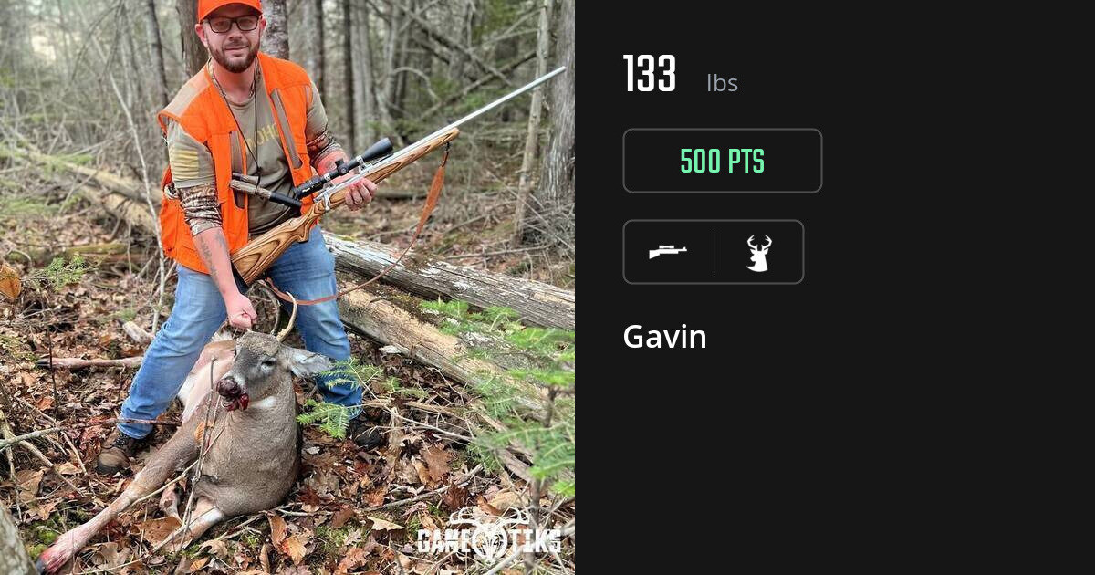 deer harvest by Gavin