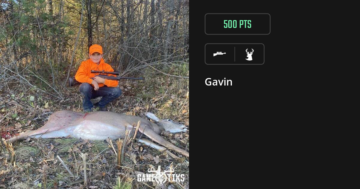 deer harvest by Gavin