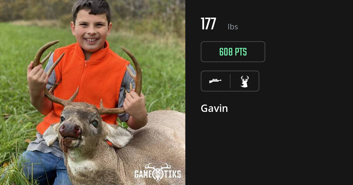Deer harvest on Gametiks