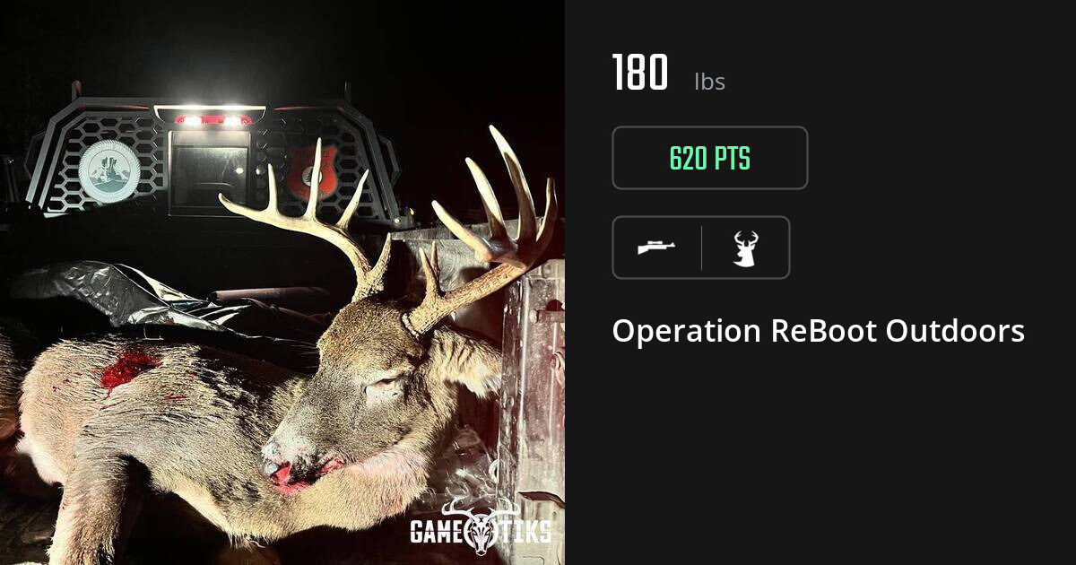 deer harvest by Operation ReBoot Outdoors
