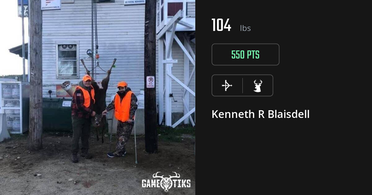 deer harvest by Kenneth R Blaisdell
