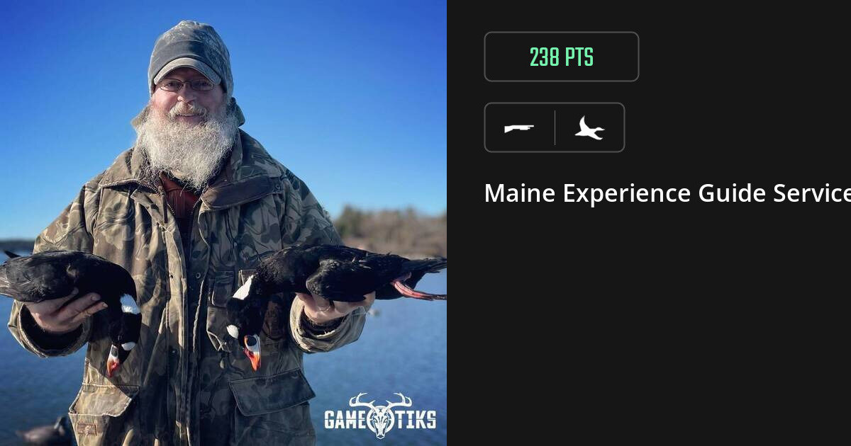 Waterfowl harvest on Gametiks