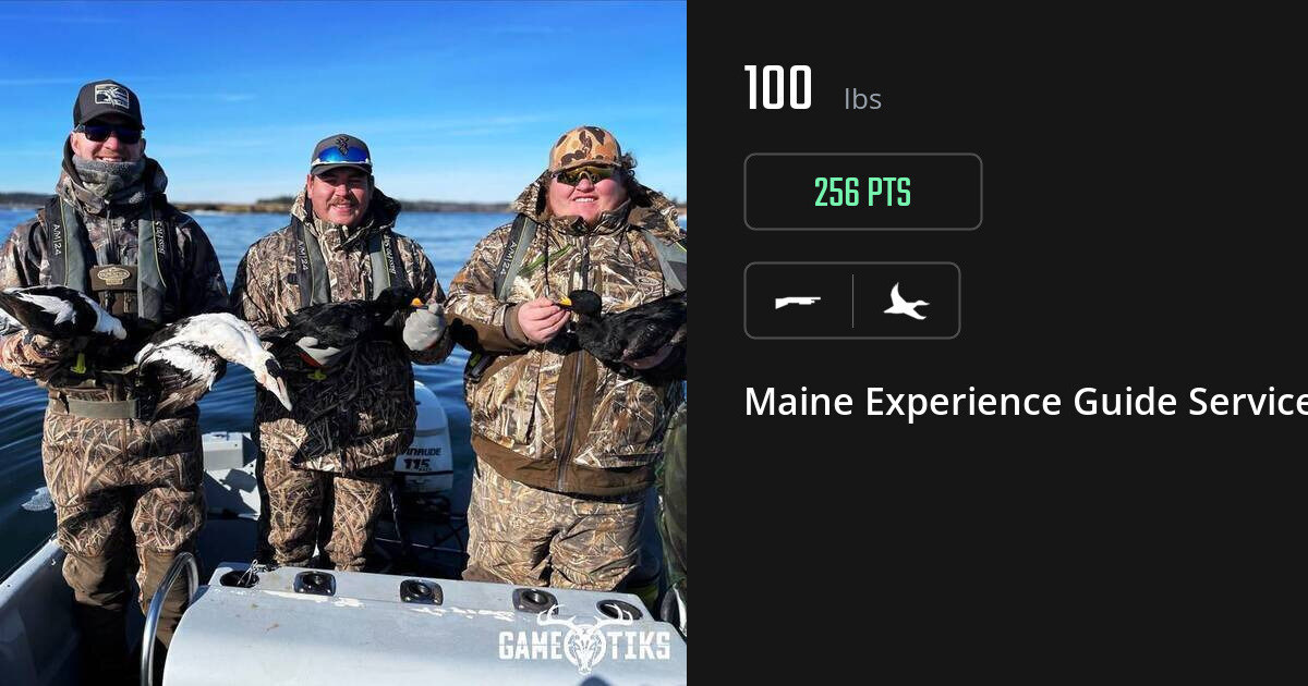 Waterfowl harvest on Gametiks