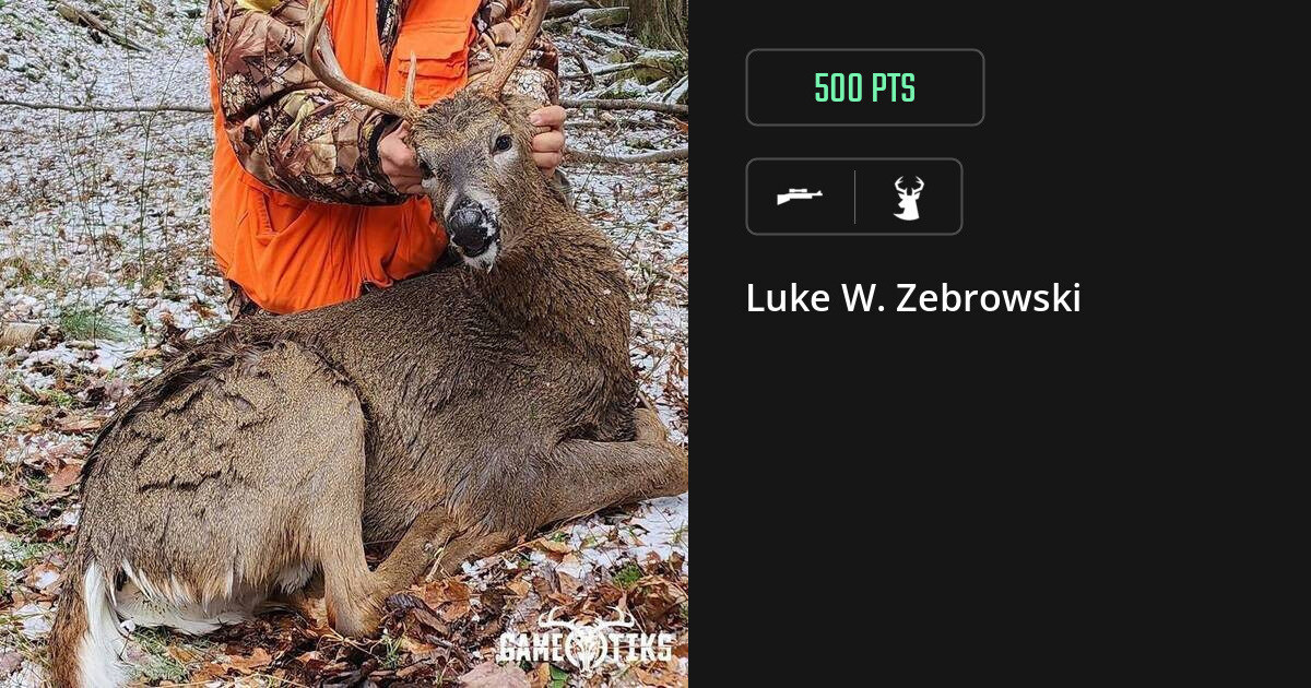 deer harvest by Luke W. Zebrowski