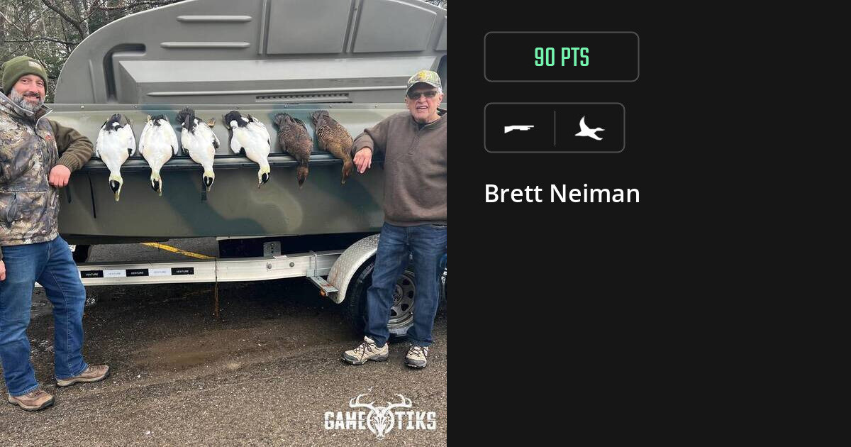 waterfowl harvest by Brett Neiman
