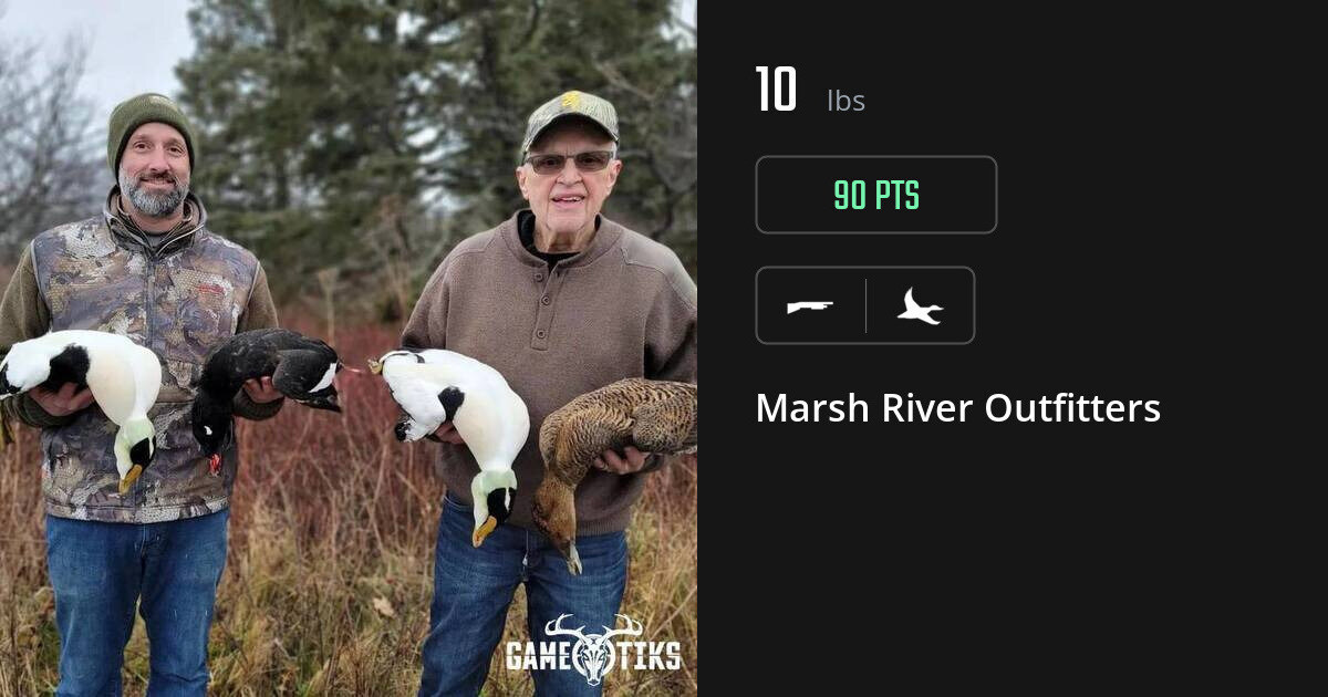 Waterfowl harvest on Gametiks