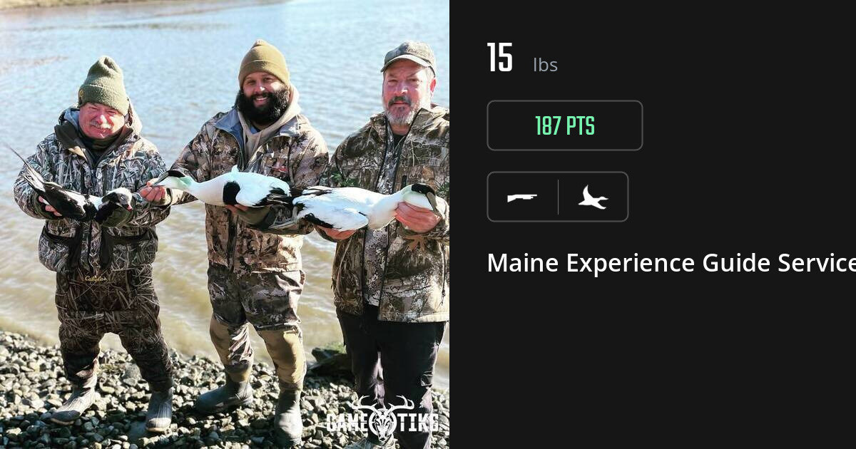Waterfowl harvest on Gametiks