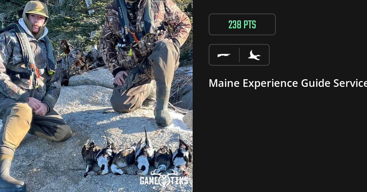 Waterfowl harvest on Gametiks
