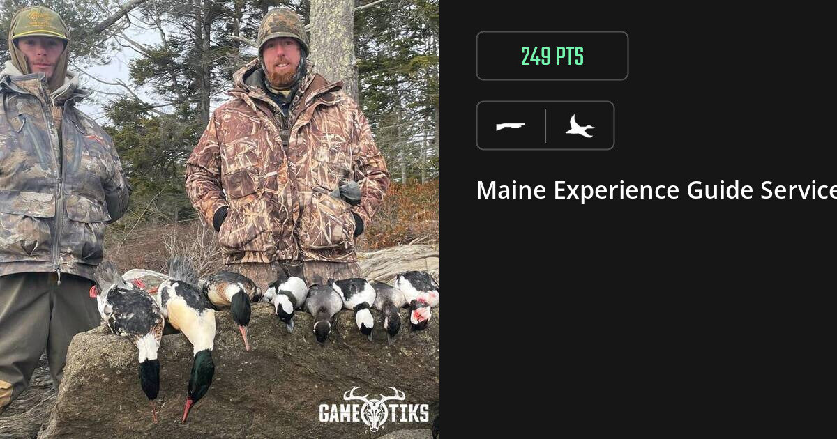 Waterfowl harvest on Gametiks