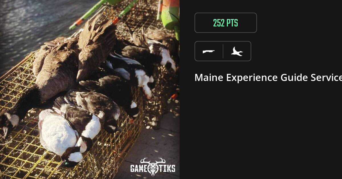 Waterfowl harvest on Gametiks