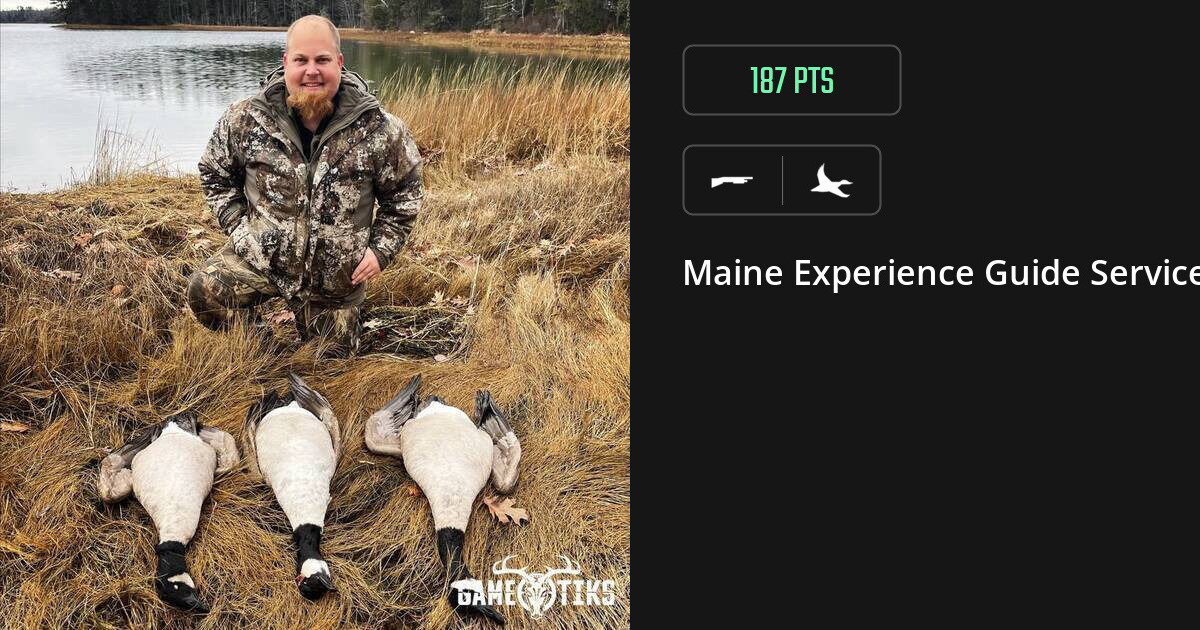 Waterfowl harvest on Gametiks