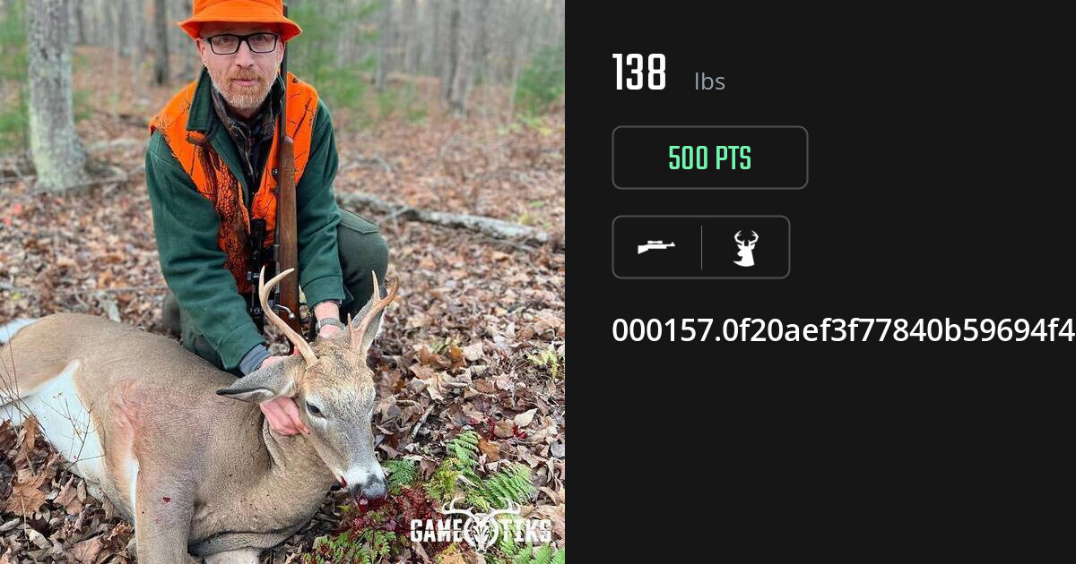 Deer harvest on Gametiks