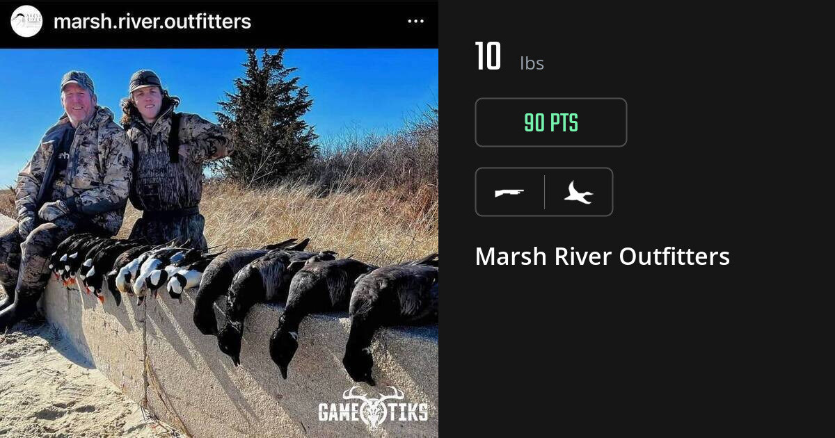 Waterfowl harvest on Gametiks