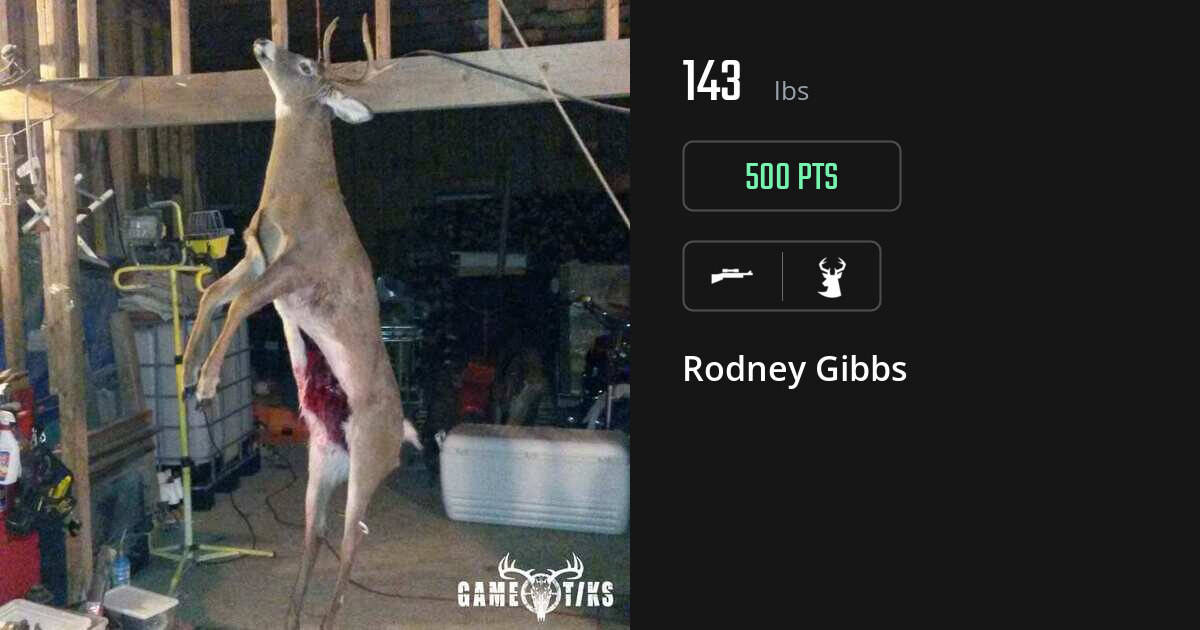 Deer harvest on Gametiks