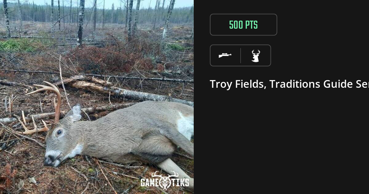 deer harvest by Troy Fields, Traditions Guide Service
