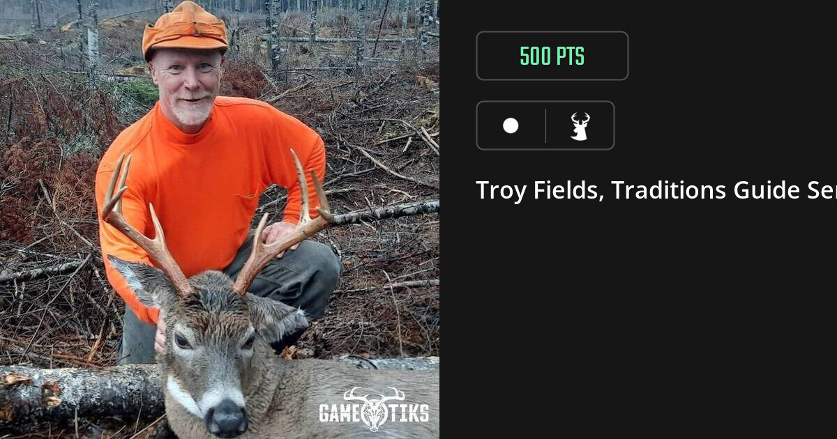 deer harvest by Troy Fields, Traditions Guide Service