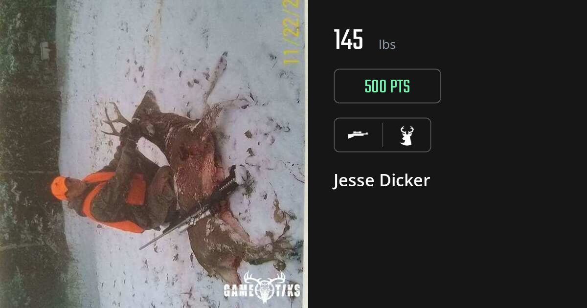 Deer harvest on Gametiks