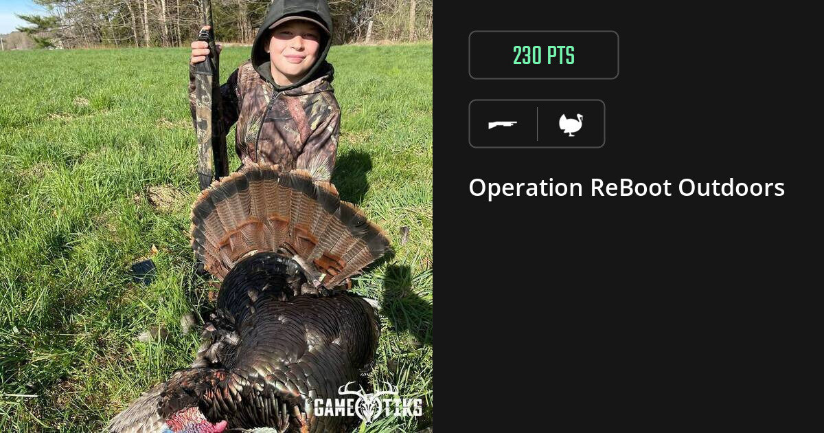 turkey harvest by Operation ReBoot Outdoors