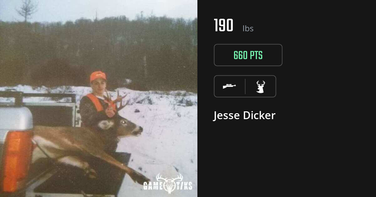 Deer harvest on Gametiks