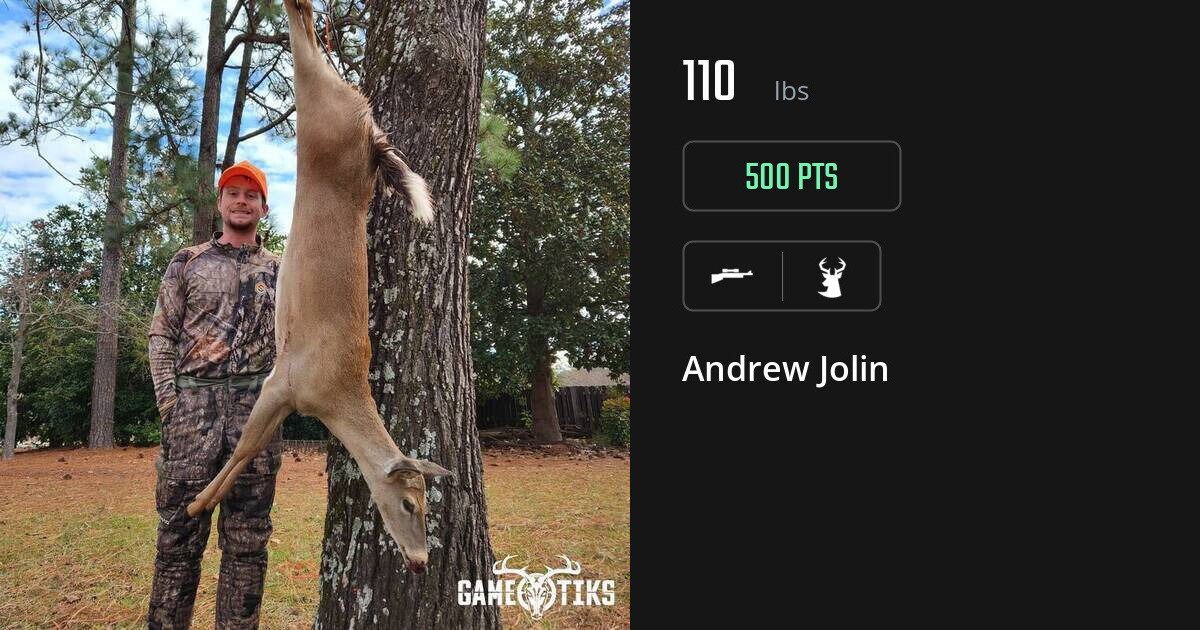Deer harvest on Gametiks