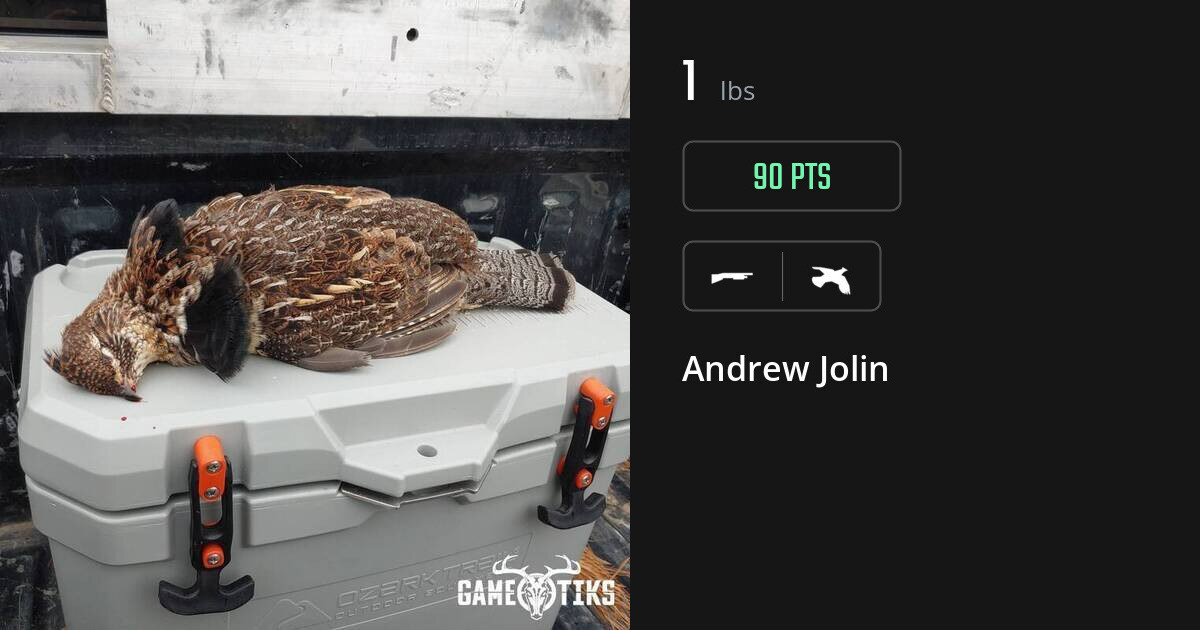 Upland bird harvest on Gametiks