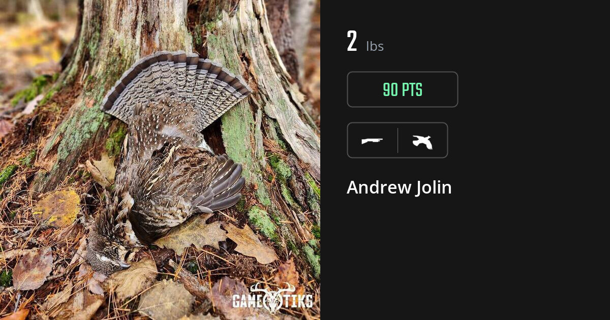 Upland bird harvest on Gametiks