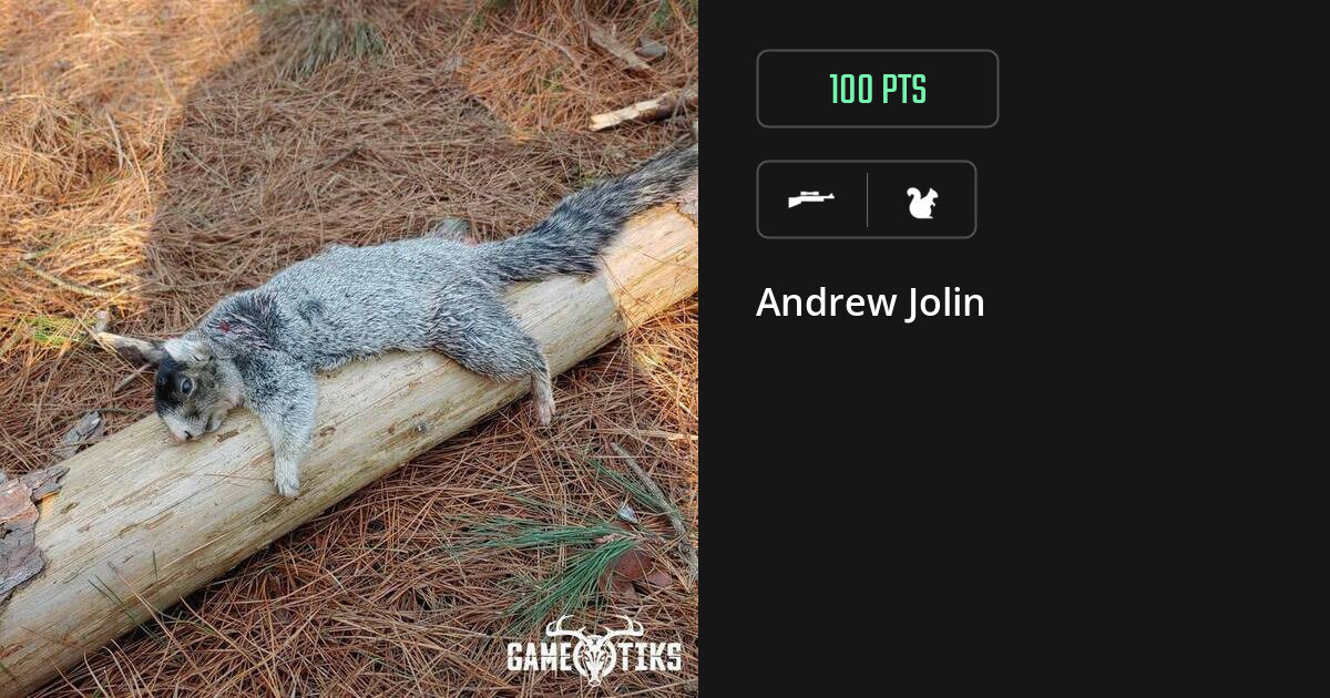Squirrel harvest on Gametiks