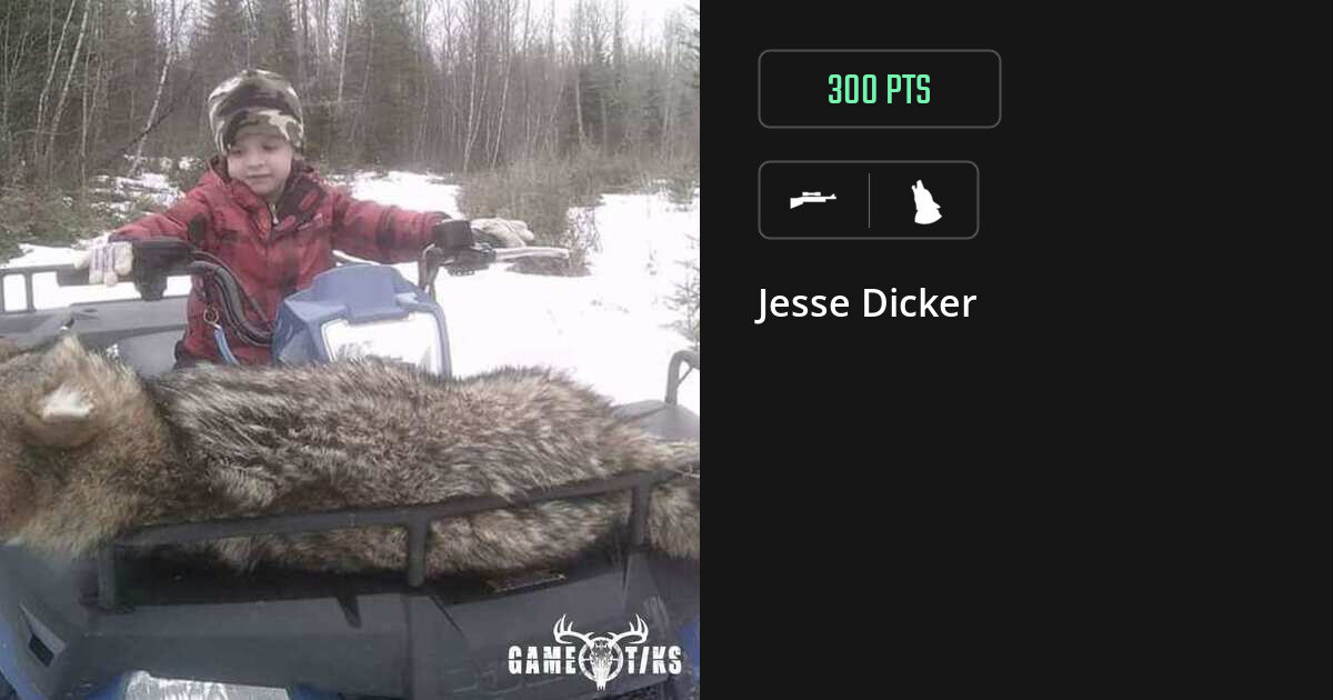 Canine harvest on Gametiks