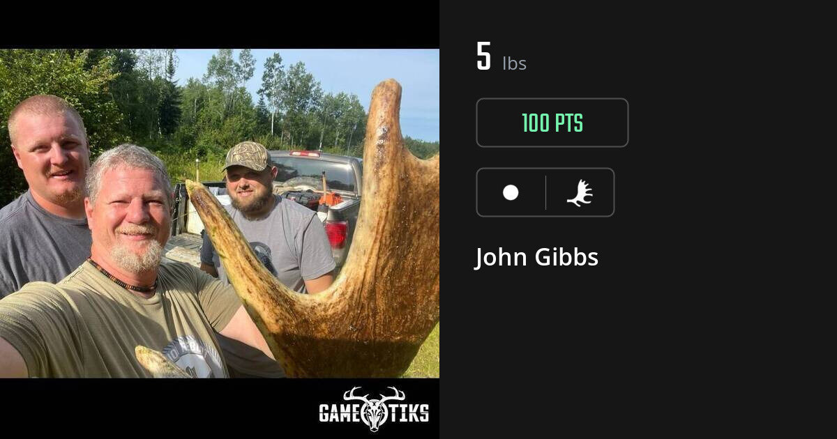 Shed antler harvest on Gametiks