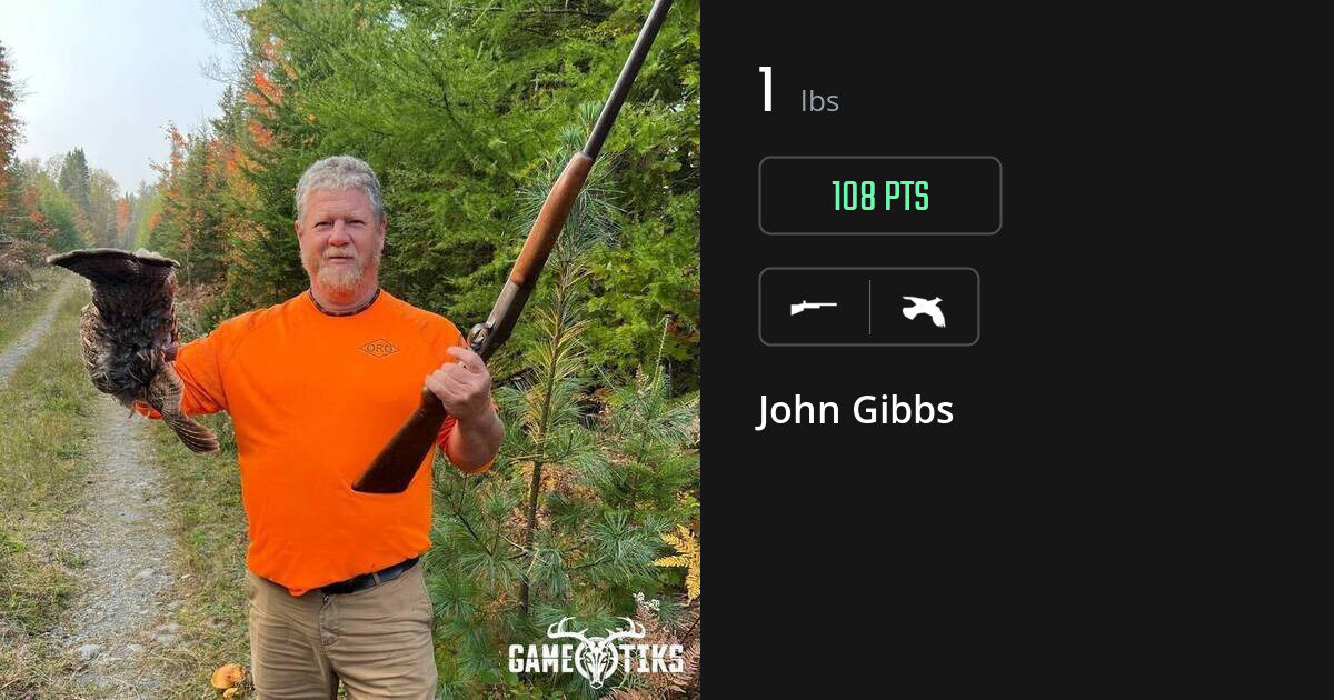 Upland bird harvest on Gametiks