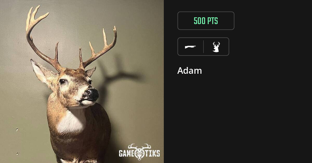 Deer harvest on Gametiks