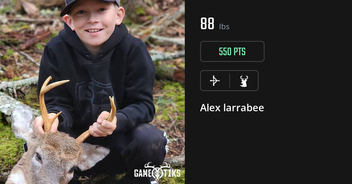Deer harvest on Gametiks