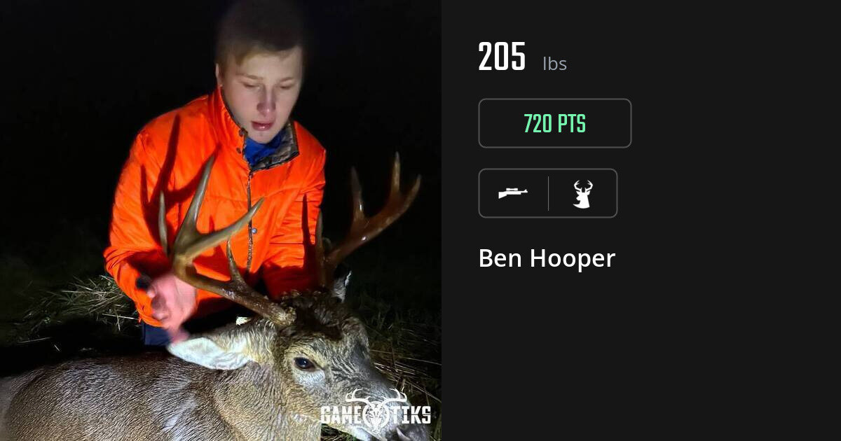 Deer harvest on Gametiks