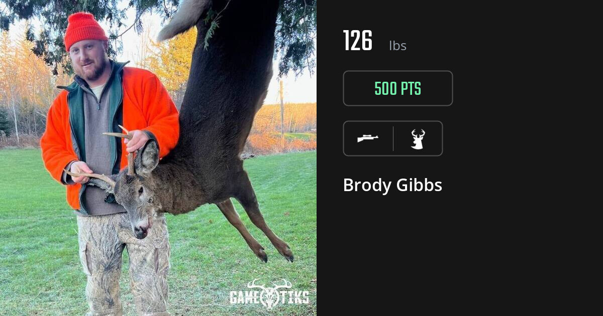 deer harvest by Brody Gibbs