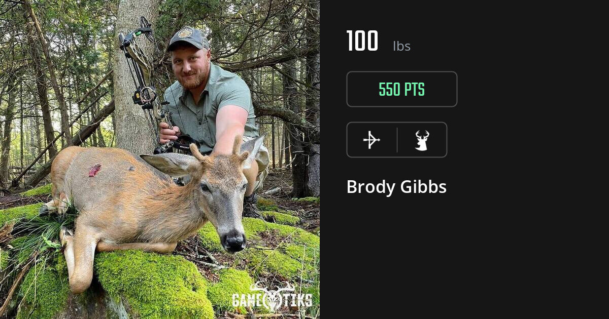 deer harvest by Brody Gibbs