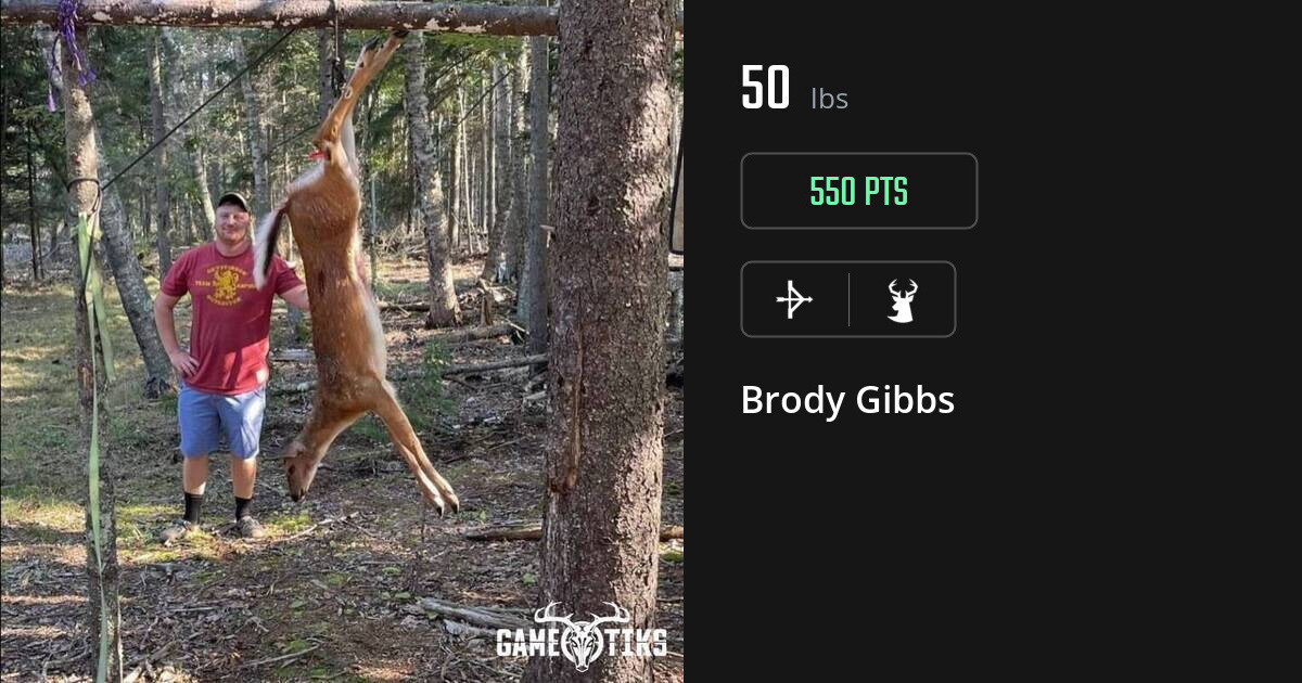 deer harvest by Brody Gibbs