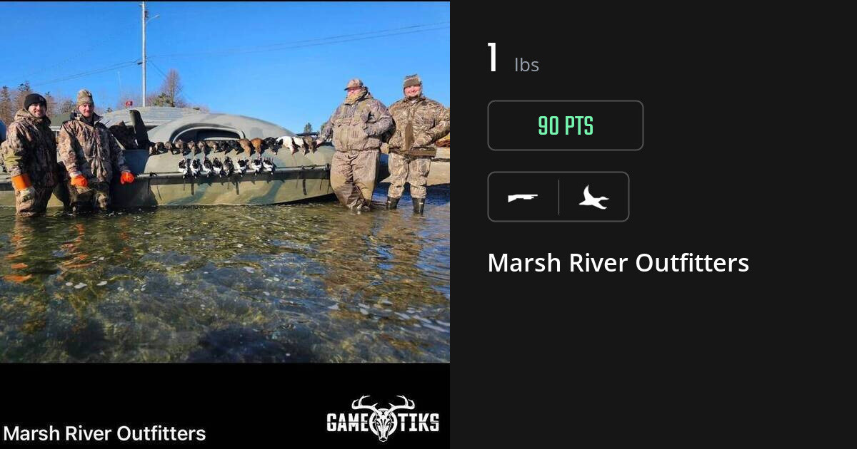 Waterfowl harvest on Gametiks