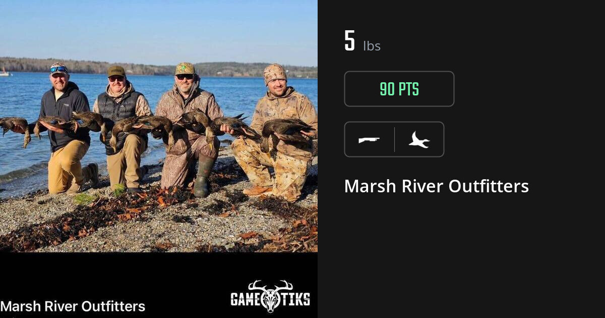 Waterfowl harvest on Gametiks