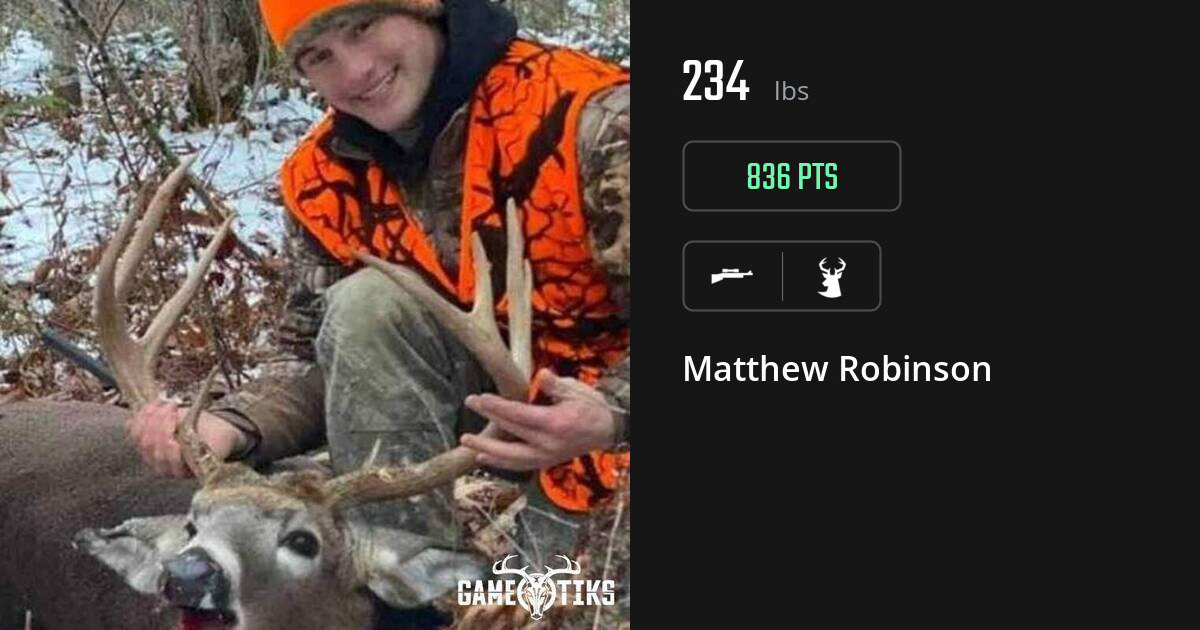 Deer harvest on Gametiks
