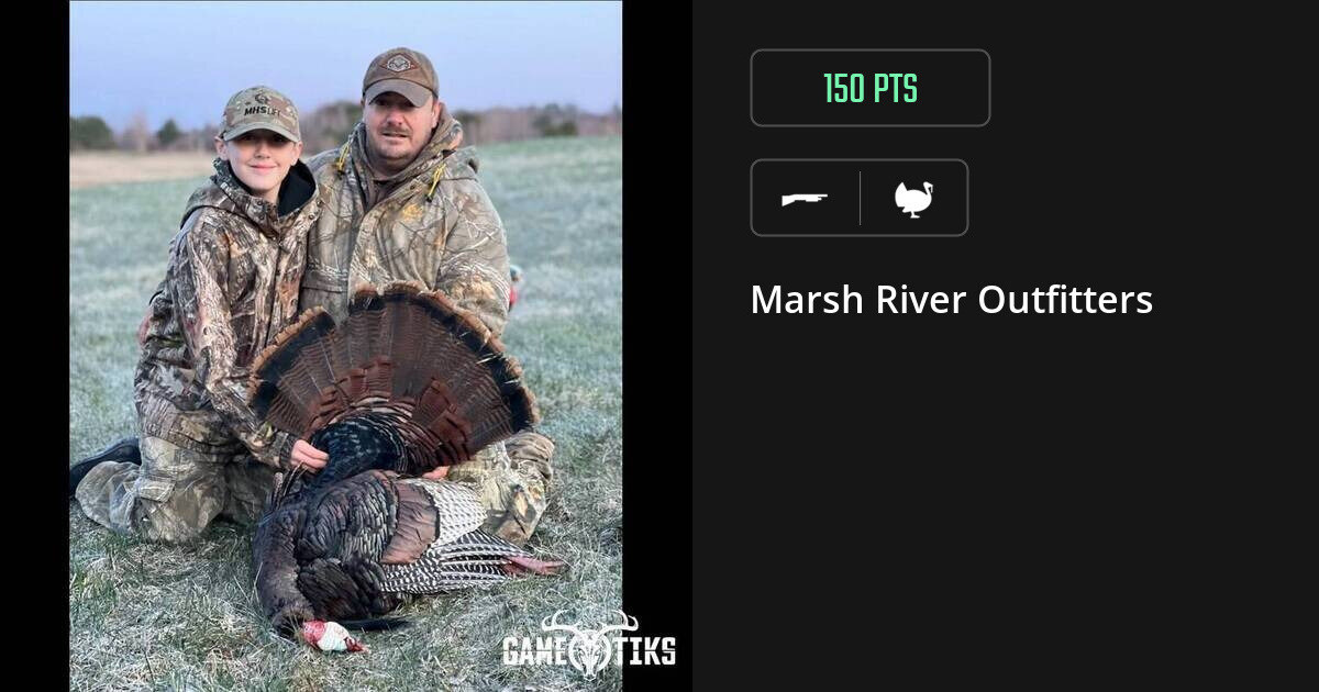 turkey harvest by Marsh River Outfitters