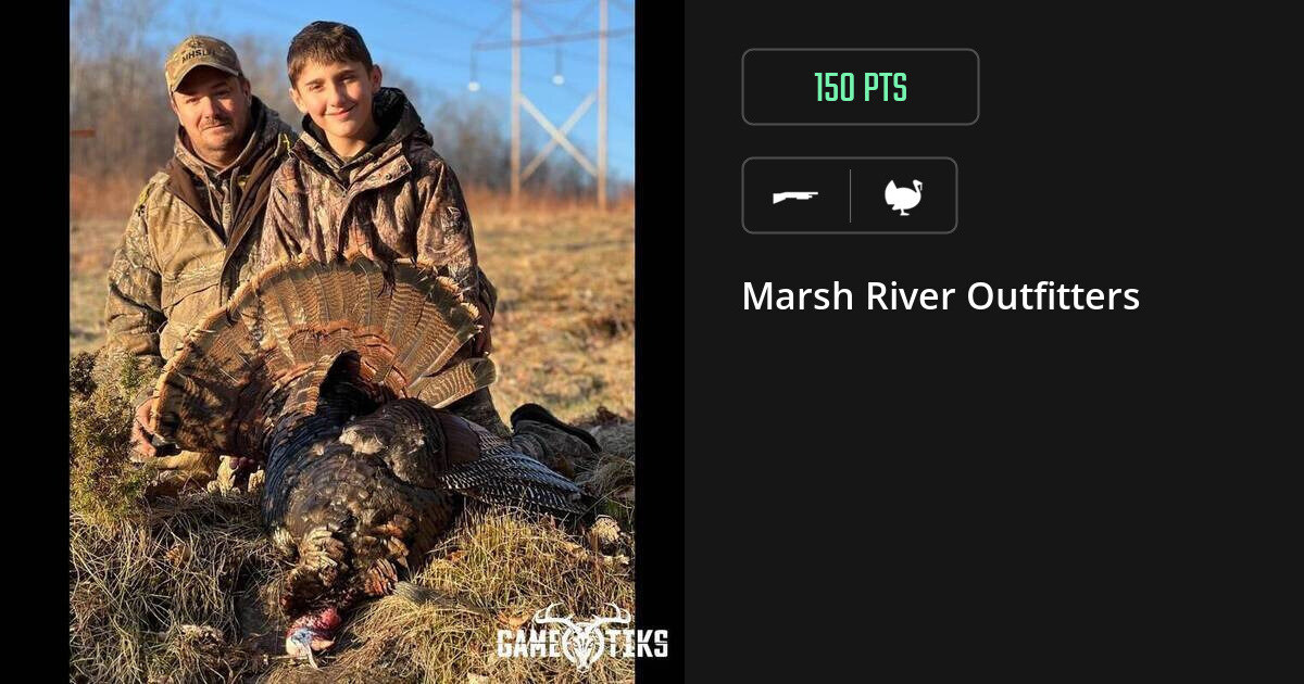turkey harvest by Marsh River Outfitters