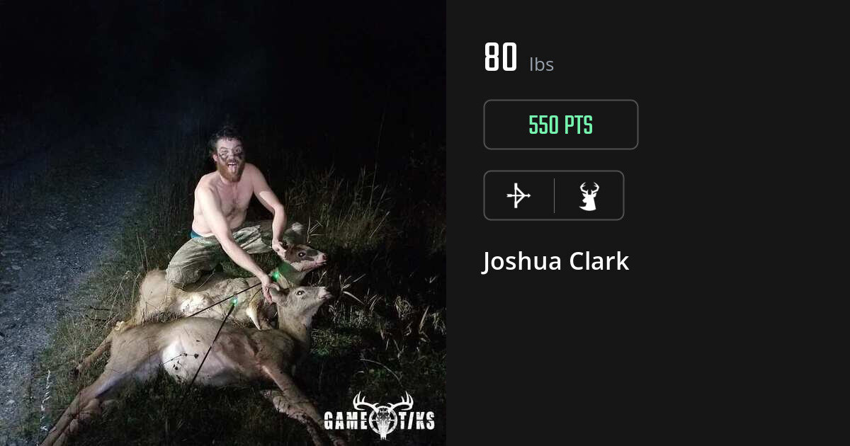 Deer harvest on Gametiks