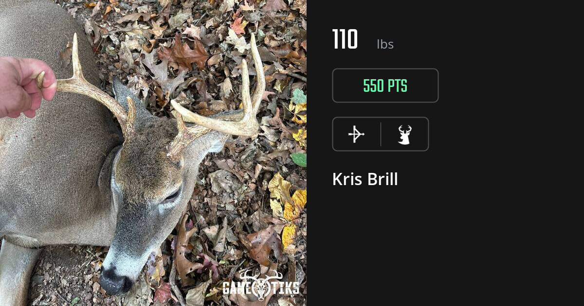 Deer harvest on Gametiks