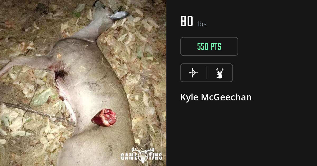 Deer harvest on Gametiks
