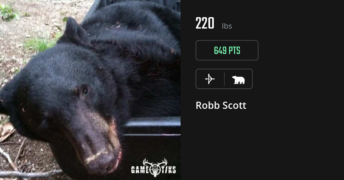 Bear harvest on Gametiks