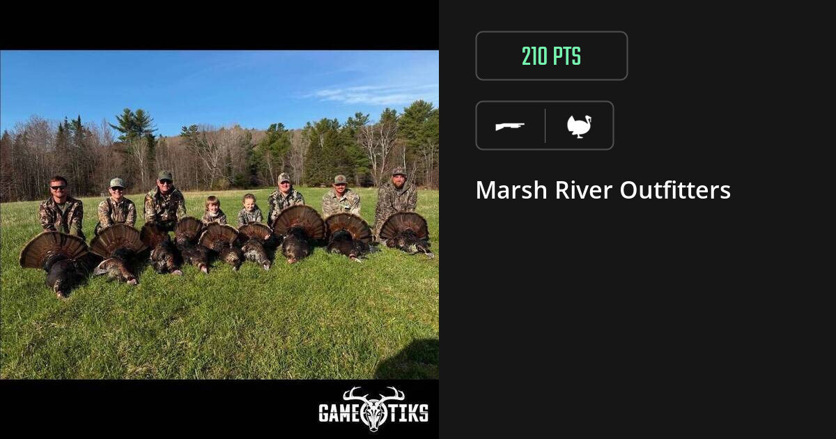 turkey harvest by Marsh River Outfitters